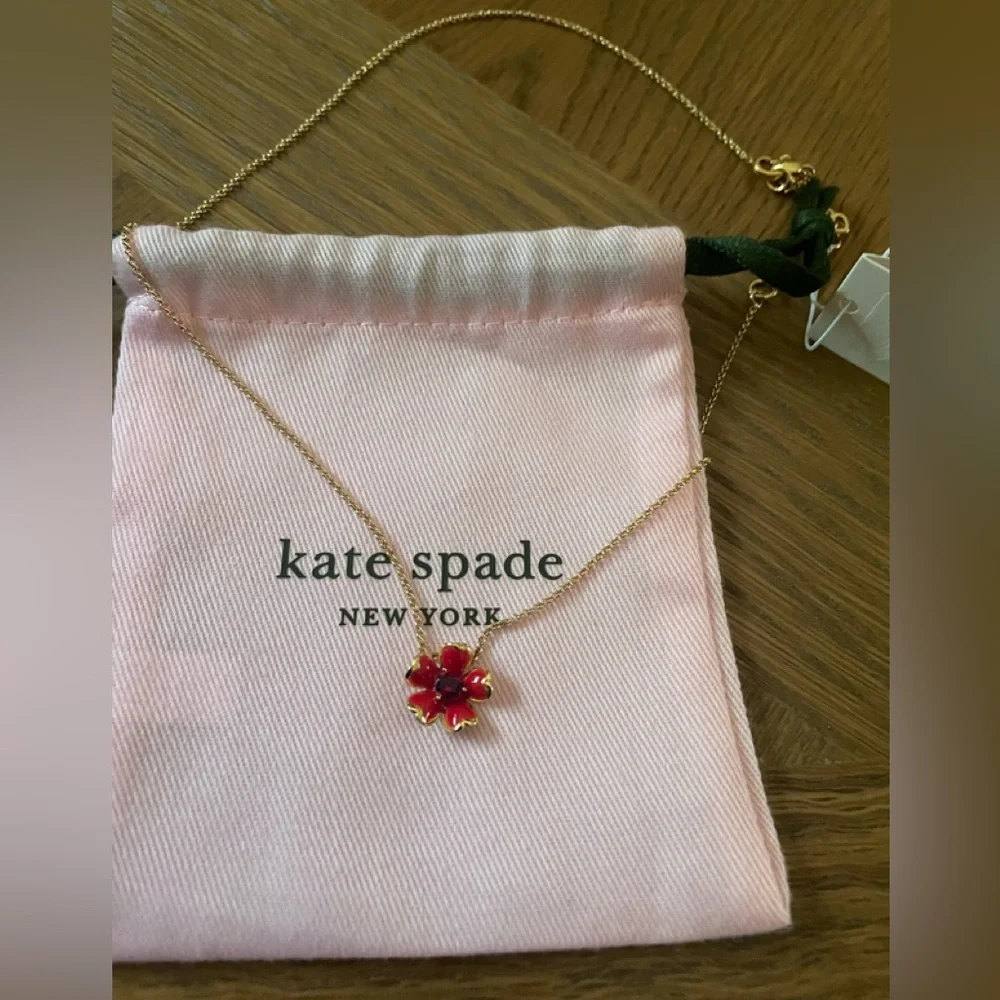 Kate spade NY Gold-Tone
Blushing Blooms Red Stone
Pendant Necklace - Picture 5 of 10